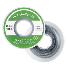 JMU Orthodontic Elastic Power Chain for Braces, 15Feet/ Roll, Continue, Silver