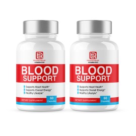 Trusted Relief (2 Pack) Trusted Relief Blood Support Capsules Blood Health Pills (120 Capsules)