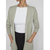 Vila Women's Basic Cardigan, Oil Green