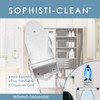 Sophisti-Clean Iron Board Laundry Room Organization And Storage With Hooks,