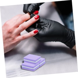 Baluue 50pcs Nail Buffer Block Sponges for Gel Nail Extensions Smoothing Polishing Tools Easy to Use Travel-friendly