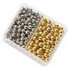 EXCEART 200pcs Needle Point Home Decor Pushpins Gold and Silver