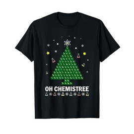 Chemistree Christmas Tree Chemistry Chemist Science T-Shirt