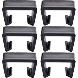 HUIKANGSHENG Wicker Patio Furniture Clips, Chair Couch Clip Sectional Connector for Outdoor Garden Rattan Aligment Rattan Furniture Clamps,Large 6Pieces