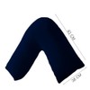 Buzzbuy V shaped pillowcase cover,Pack of 2 100% Poly-cotton Back