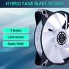 DS LED Case Fans 120mm 6 Pack Case Cooling LED