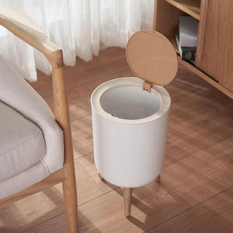 Generic Contenedor De Basura Bote De Basura De Plástico Papelera