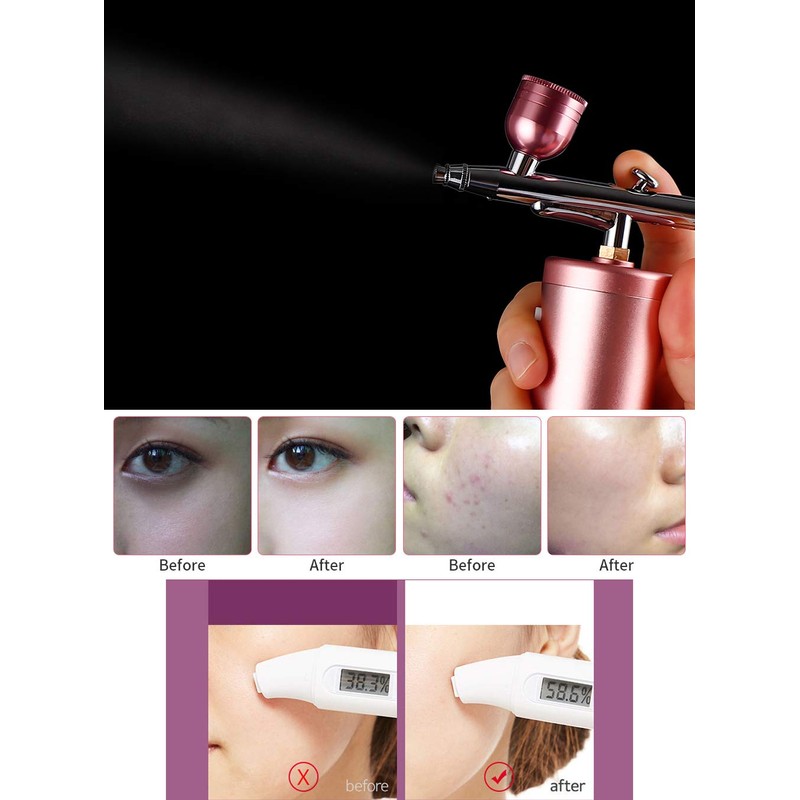 Oxygen Facial Machine, Water Oxygen Beauty Device Professiona Salon Micro-nano