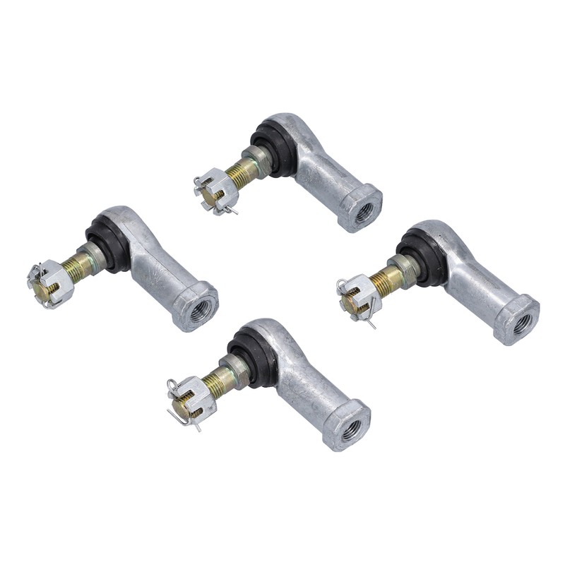 4PCS Tie Rod End Kit Rubber Metal WearResistant Replacement for