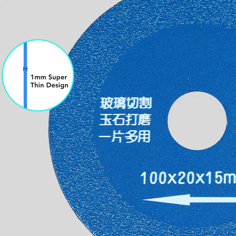 3PCS Set Glass Cutting Disc Green Blue Purple Super Slim