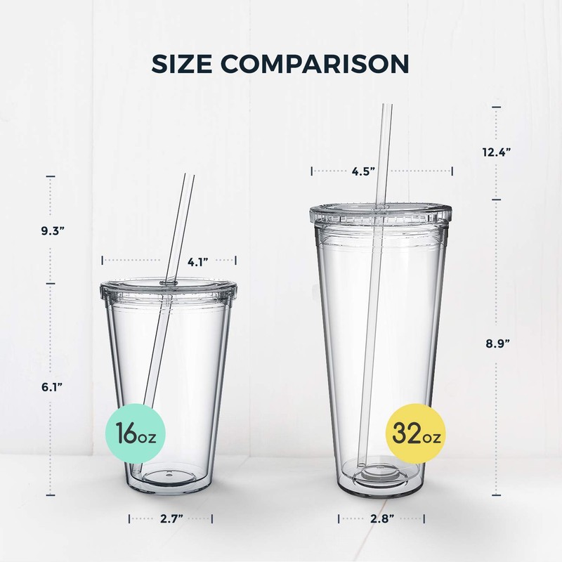 Maars® Insulated Travel Tumblers 32 oz. | Double Wall Acrylic