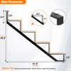 Toriexon Steel Stair Step Riser 2 Pack, 4-Step Steel Stair
