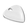 5 Pcs Metal Pick Plectrum for Guitar Musical Instruments Accessory(Silver)