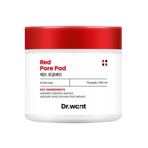 Dr.want Red Pore Pad 70 pads