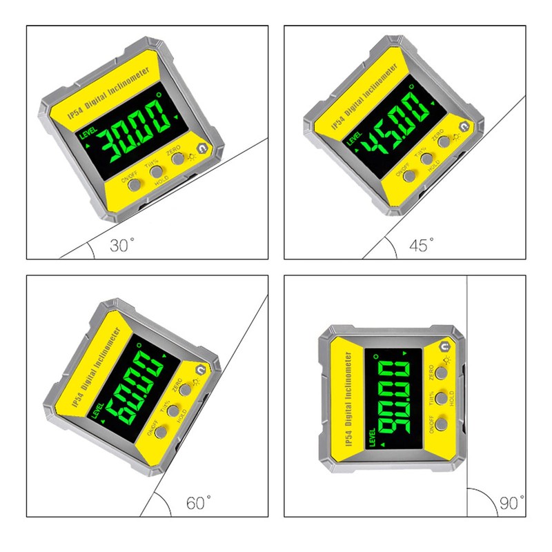 Buscador de ángulo Digital, Medidor de ángulo Electrónico, Inclinómetro Digital