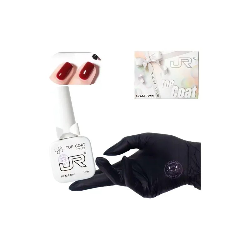 Top Coat Jr Para Gel Semipermanente Uñas Gel Acrílicas 15ml