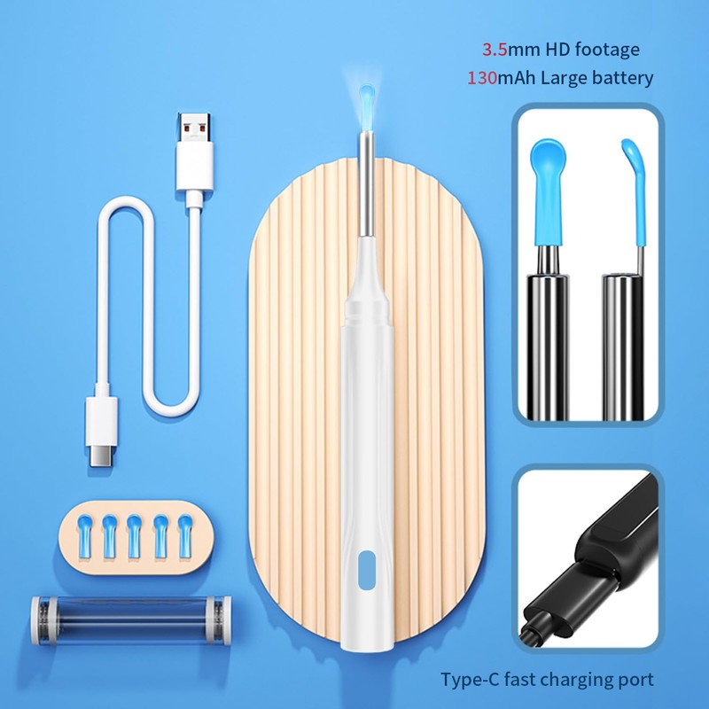 Wax Removal Tool for Ears, Earwax Remover Tools with 1080P