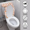 Daulesho Honey Peach Standard Toilet Seat Lid Cover Set Cartoon