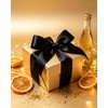 Black Double Faced Satin Ribbon 1" x 100 Yards Gift