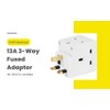 SHPELEC SHPELEC® 13A 3-Way Fused Adaptor - Heavy Duty Triple