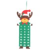 Christmas Themed Cute Felt Countdown Calendar Xmas Home Hanging DecorationElk