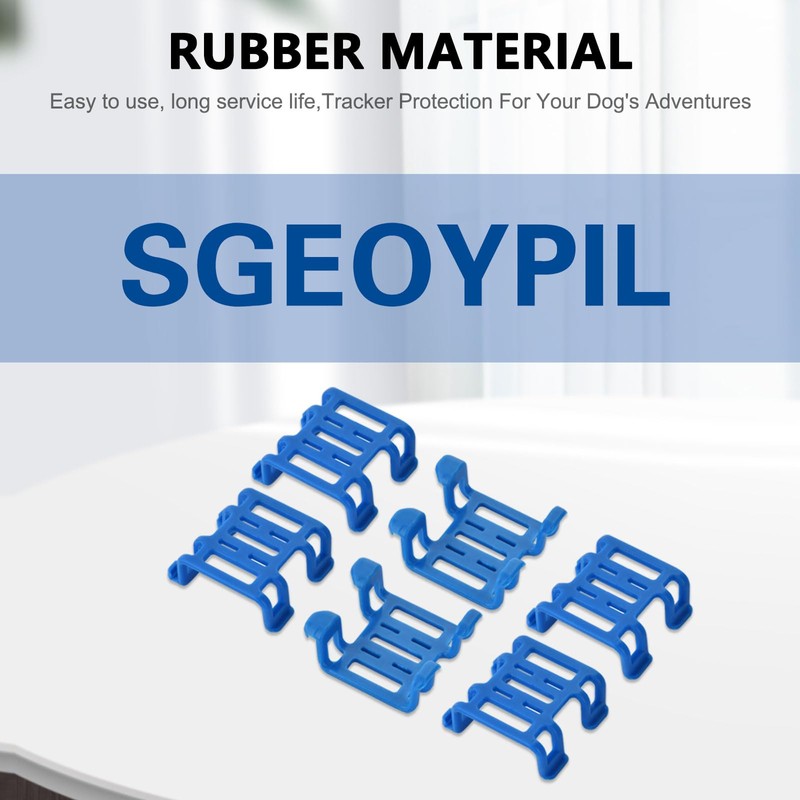 SGEOYPIL GPS Tracker for Dogs Rubber Clip Compatible with Tractive