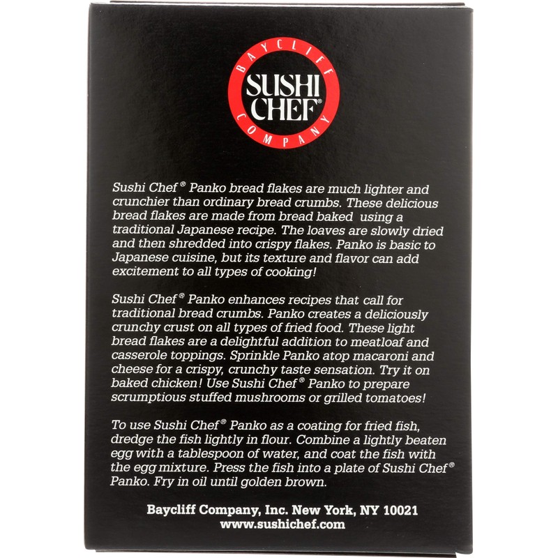 Sushi Chef, Bread Crumbs Panko, 8 Ounce