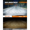 SEALIGHT Brightest H7 Fog Light Bulbs, 800% 36000LM Ultra-Brightness Wider