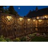 Gardsee Solar Fence Lights 6 Pack Solar Deck Lights Waterproof