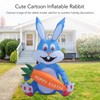1.2 m Easter Inflatables Rabbit Cartoon Cute Fun Innovative Blow
