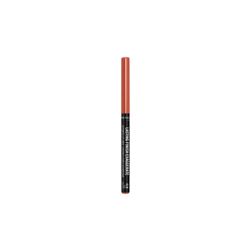 Rimmel London Lasting Finish Exaggerate Lip Liners, 018 Rose Addiction,