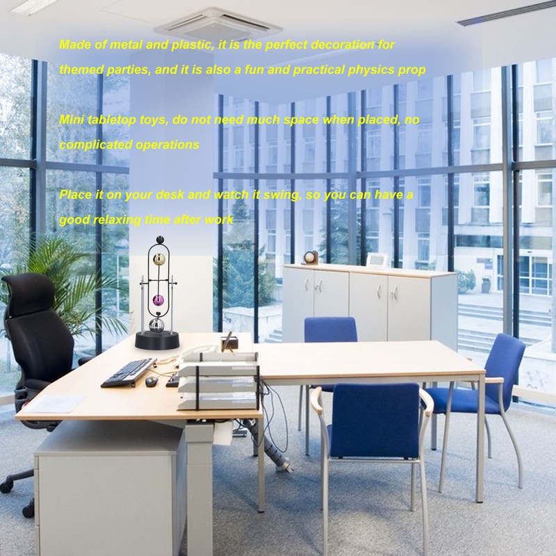 Perpetual Motion Desk Toy Interesting Relaxing Practical Long Lasting Attractive