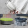 Dish Brush with Handle, JEHONN Dish Scrubber with Soap Dispenser