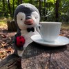 Mr. & Mrs. Panda Cuddly Toy Penguin with Ladybird -