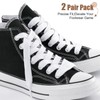 Stepace 5/8" Wide Fat Shoe Laces for Sneakers 2 Pairs