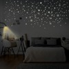 Wandkings Sterne XL-Set, 108 Sticker, extra starke Leuchtkraft, Wandsticker Leuchtaufkleber,