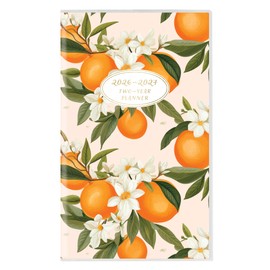Graphique 2 Year Pocket Planner | 29 Month Organizer, Aug. 2025 – Dec. 2027 | Monthly Calendar & Notes Spreads | Marked Holidays | Elegant Pattern | 3.75” x 6"