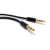 Professional 4-Pin 3.5 mm Jack Male Audio Cable TPE Rubber