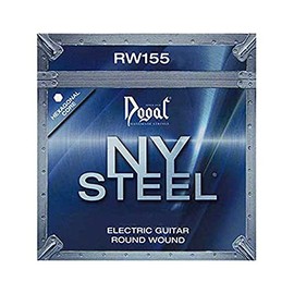 Dogal® RW155 Electric Guitar Set Nickel Steel Strings for Electric Guitar - Nickel Plated Steel Roundwound - Hex Core - 008/038