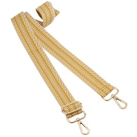 ZOOEASS Wide Shoulder Strap Adjustable Replacement Belt Guitar Style Crossbody Bag Handbag Strap Multicolor Canvas Straps(Wide:1.4in) (Color2)