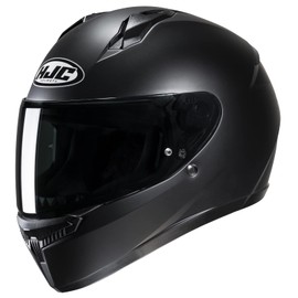 HJC C10 Men's Street Motorcycle Helmet - Semi-Flat Black / X-Large