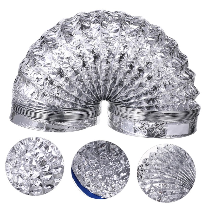 COHEALI 1 PC Flexible Aluminum Foil Duct Hose for HVAC