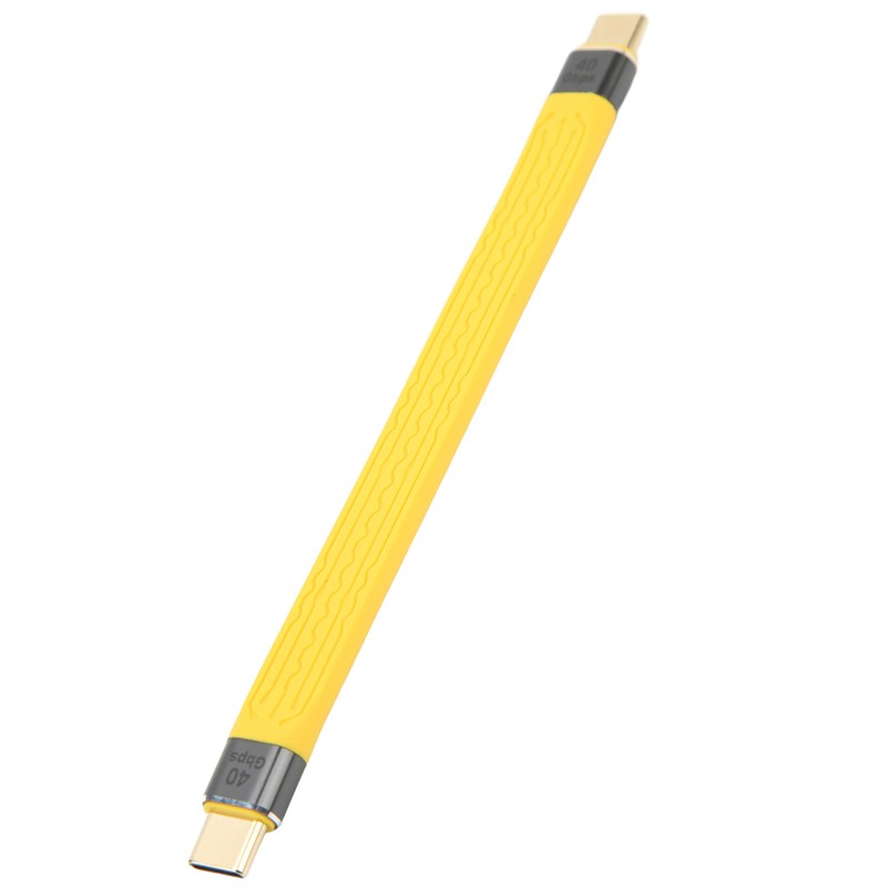 Short USB C to USB C Cable 40Gbps 5A 0.45ft