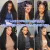 DaXunDi Deep Wave Lace Front Wigs Human Hair 13x6 Curly