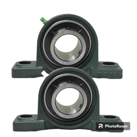 AJANTA Industrial UCP207-23 Premium Quality Self-Align Pillow Block Bearing 1 7/16 in Bore (Pack 2)