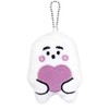 Eye Planning Sinapushu Mascot Ball Keychain for Kids, Heart Push