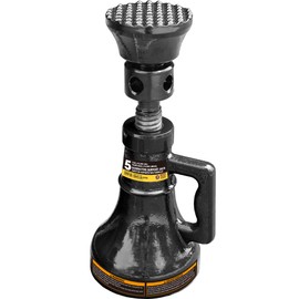 Torin 5 Ton (10,000 LBs) Professional Car Support Screw Jack for House Construction Bridge Stabilization, Black, ASJ05B