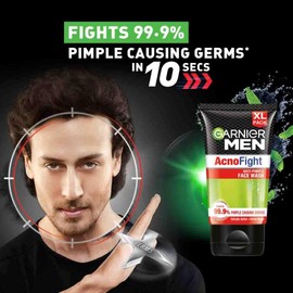 Garnier Acno Fight Face Wash for Men, 100g