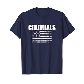Albert Gallatin Colonials USA Flag Pride T-Shirt