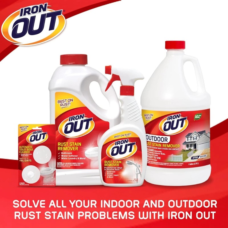 Iron OUT Automatic Toilet Bowl Cleaner, Helps Remove and Prevent